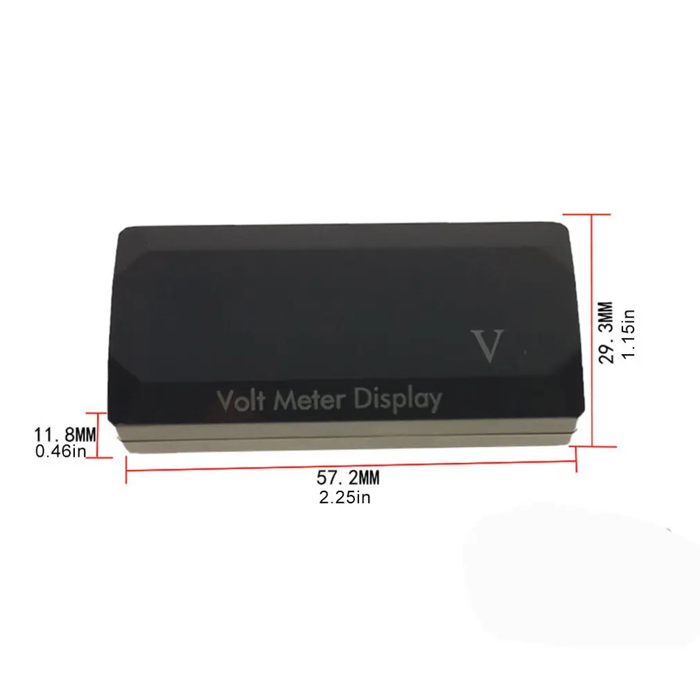 

Car Digital Display Voltmeter 12V Voltmeter Universal Modified Digital Voltmeter Car Accessories Durable