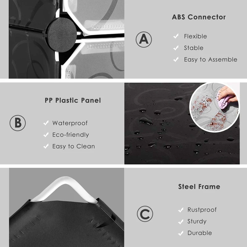 Квадратный стеллаж для обуви DIY квадратный органайзер хранения многоцелевой