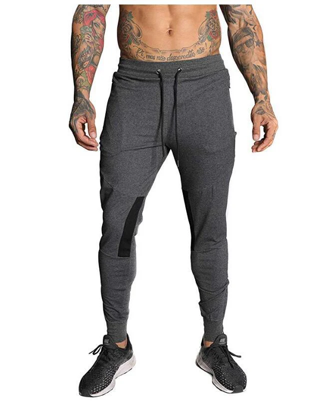 

Spring and autumn new men pants casual fashion men solid color drawstring elastic sports trousers casual pants sweatpants