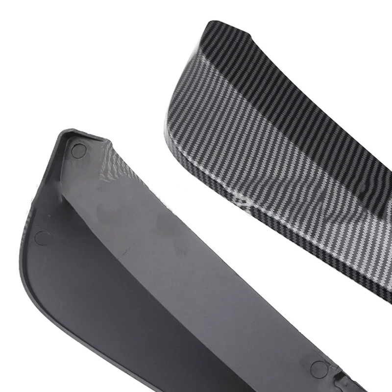 

2Pcs Car Rear Bumper Lip Spoiler Diffuser Splitter Canard Protector Glossy,Auto Exterior Accessories