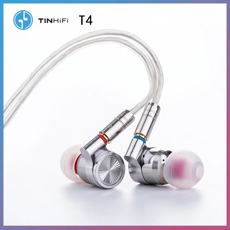 TINHIFI T4 наушники MMCX со съемным кабелем HIFI наушники-вкладыши Новое поступление Олово T3 T2 Pro