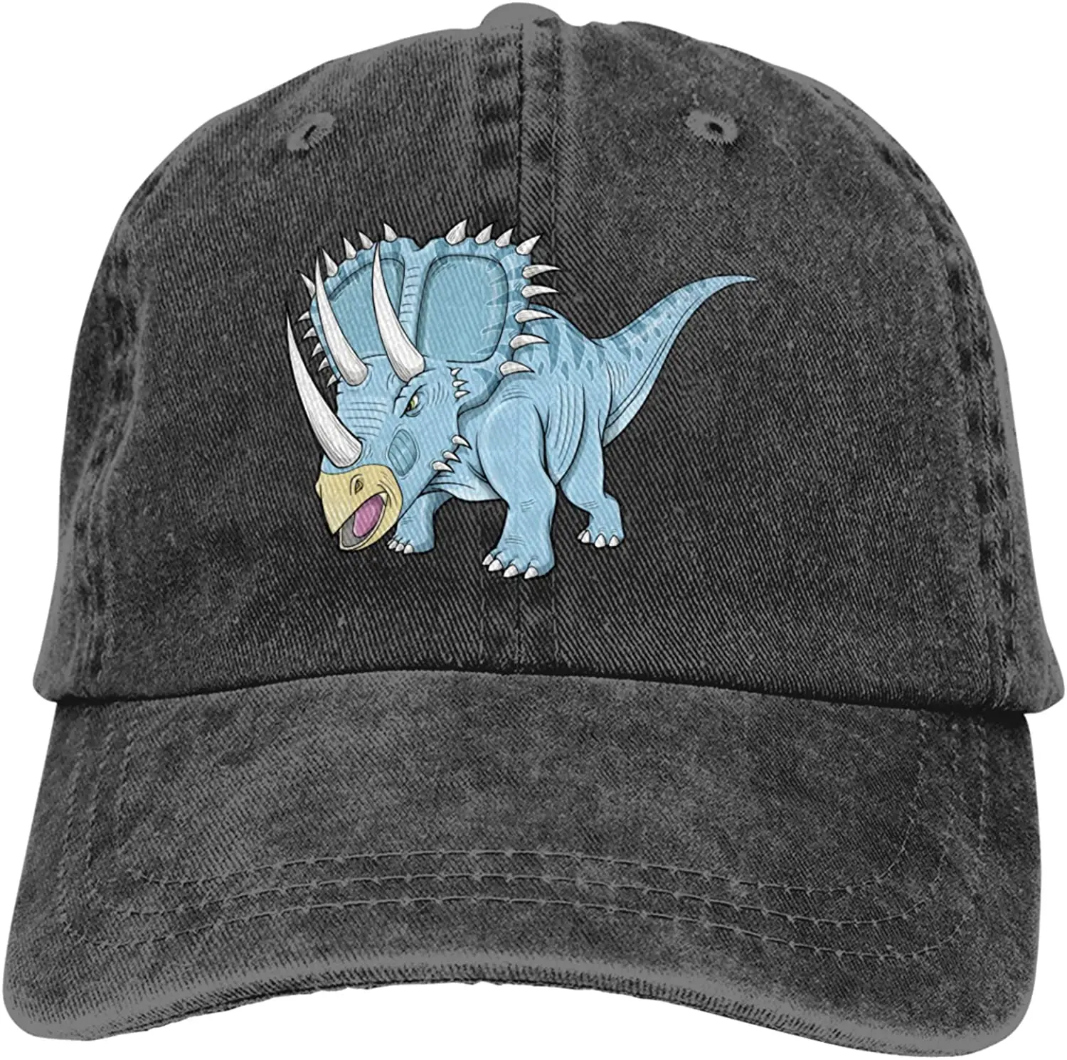 

Blue Dinosaur Baseball Cap Animals Cowboy Hat Men Women Baseball Caps Vintage Washed Mom Dad Funny
