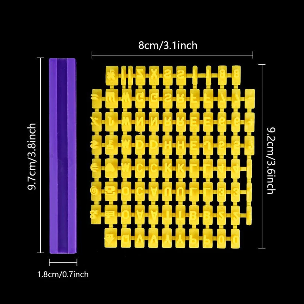 

Letter Stamps Alphabet Number Cookie Stamp Set Fondant Embosser Mould Biscuit DIY Press Mould Baking Decorating Kitchen Tools
