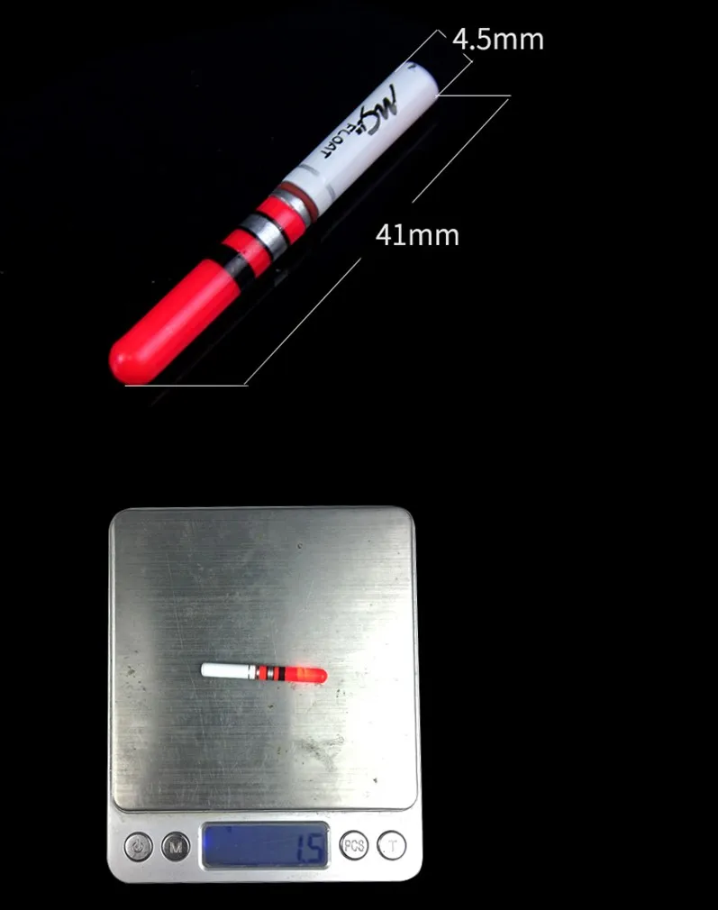 5pcs/lot Light Sticks Green / Red Work with CR322 Battery Operated LED Luminous Float Electronic Night Fishing Tackle | Спорт и