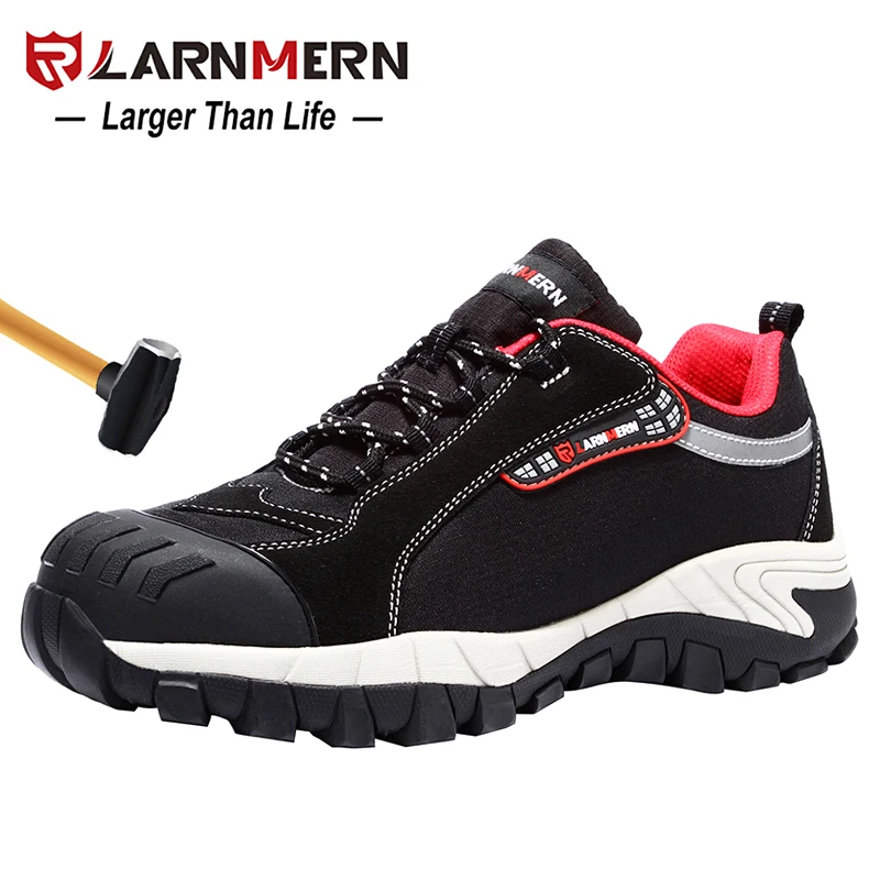 

LARNMERM/безопасная обувь; Рабочая обувь со стальным носком; Удобная легкая дышащая обувь для строительства; Обувь для защиты от производителя