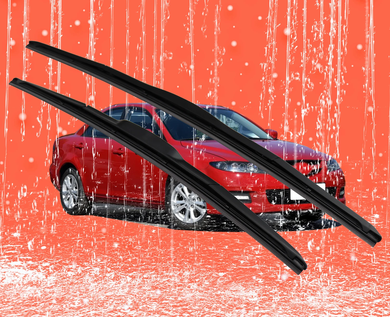 2 шт. набор лезвий стеклоочистителей на лобовое стекло 22 &quot+ 18&quot подходит для Mazda 6