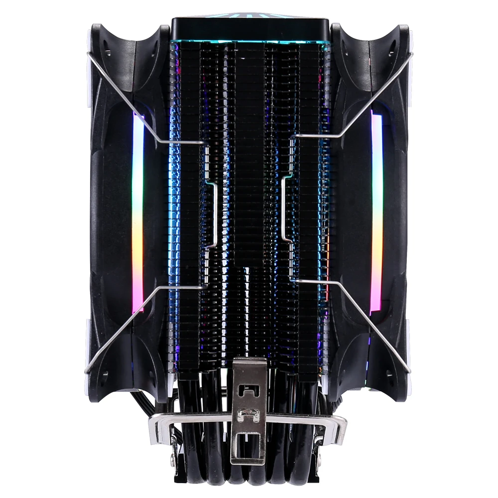 Кулер Kllisre для процессора вентилятор радиатора с 6 тепловыми трубками RGB PWM 4PIN
