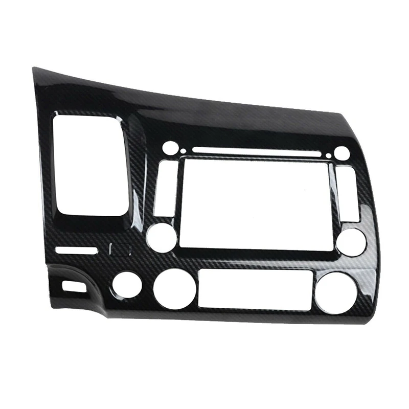 

For Honda Civic 2006-2011 Carbon Fiber Style Interior Central Control Panel Trim
