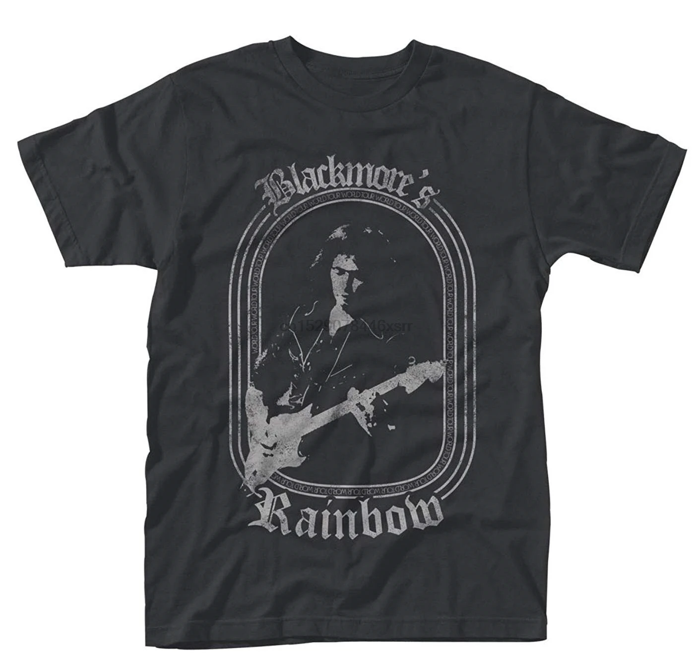 Ричи блэкморес Радуга рок Официальный Футболка Мужская Унисекс забавные