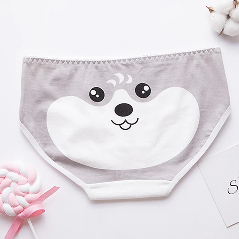 Милые Мультяшные трусы для девочек с принтом kawaii, женские трусики, нижнее белье, дышащее, комфортное, свежее, с низкой талией, хлопковое нижнее белье для девушек