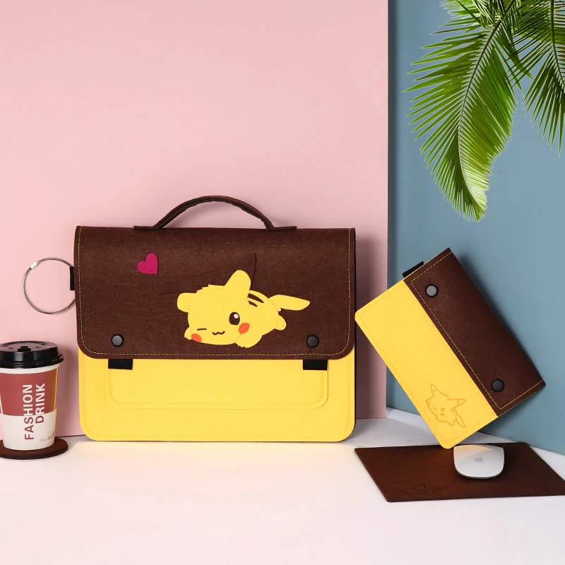 Women Briefcase Laptop Notebook Pouch Travel Passport Holder A4 Document Bags Men Lightweight Liner Package Accessories Supplies