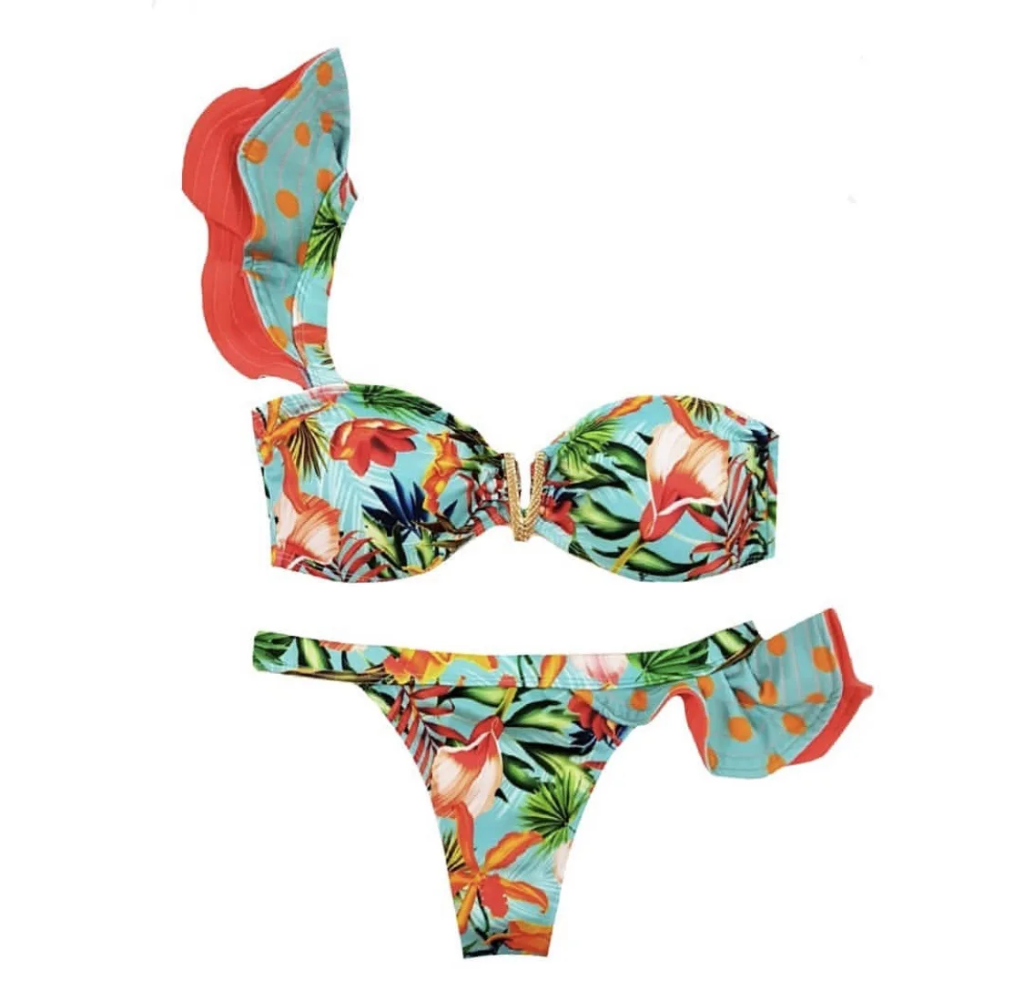 

2021 swimwear women New Tassel Print Sexy Bikini Swimsuit Bathing Suits women swimsuit women bikini Gift