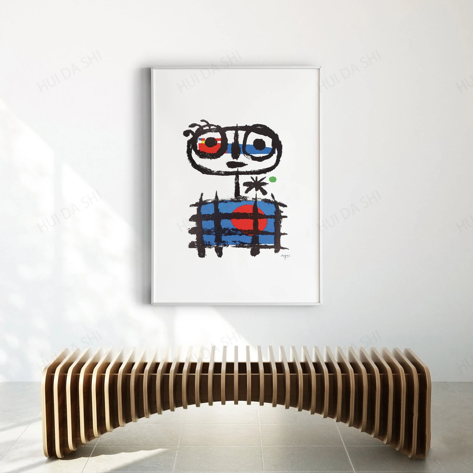 Выставочный плакат 1982 г. плакаты премиум-класса картина Миро литограф