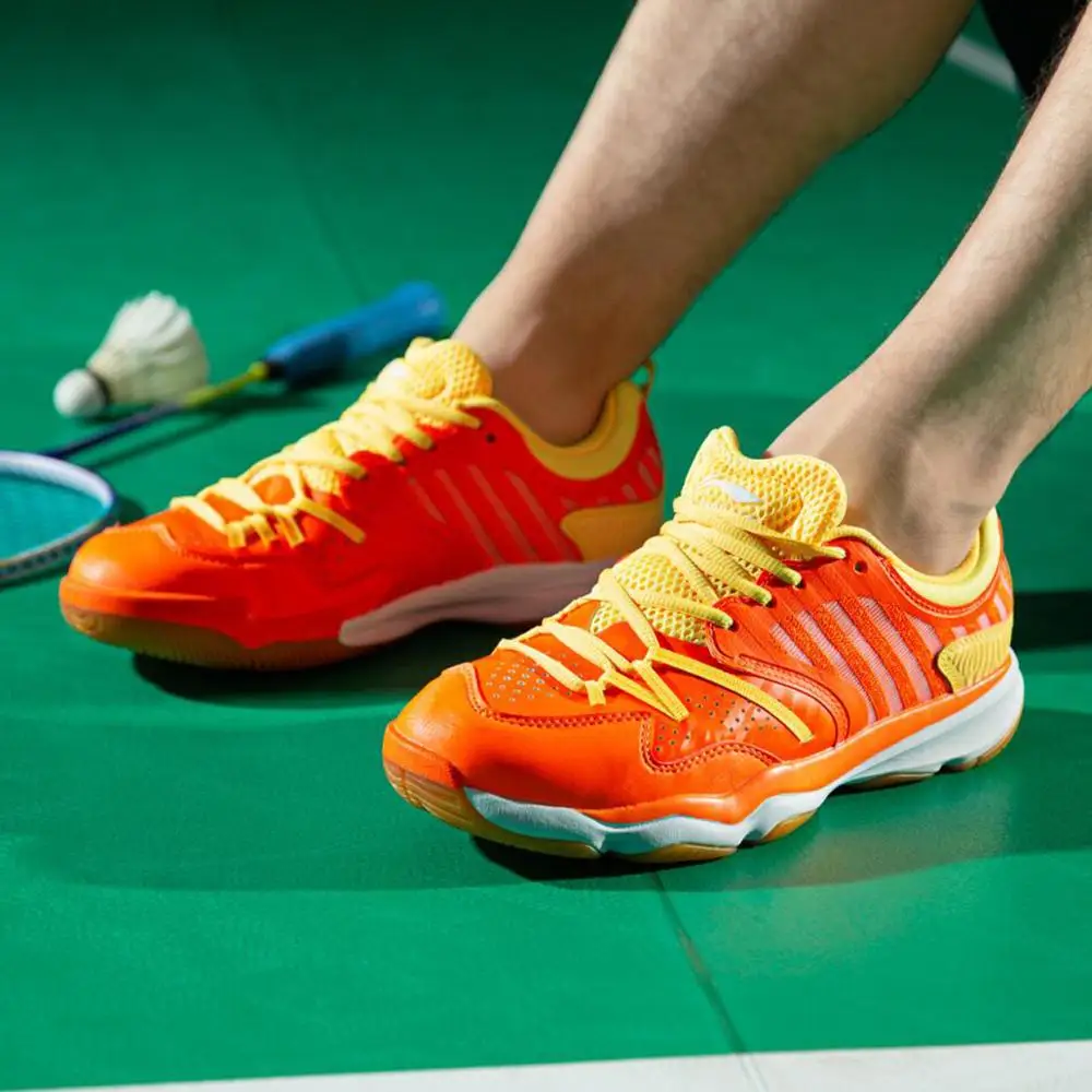 Мужские кроссовки для бадминтона Li Ning RANGER TD дышащая спортивная обувь с