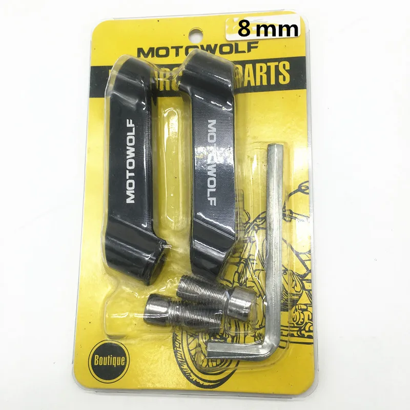 8mm 1 pair black Мотоцикл Зеркало заднего вида длинная Подставка Кронштейн держатель Универсальный 8/10 мм Мотоцикл заднего вида дополнение к зеркалу кронштейн держатель - Цвет: 8mm 1 pair black