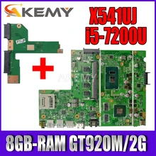 X541UVK motherboard 8GB RAM/I5-7200U/AS GT920M/V2G mainboard For Asus X541UVK X541UJ X541UV X541U F541U laptop motherboard