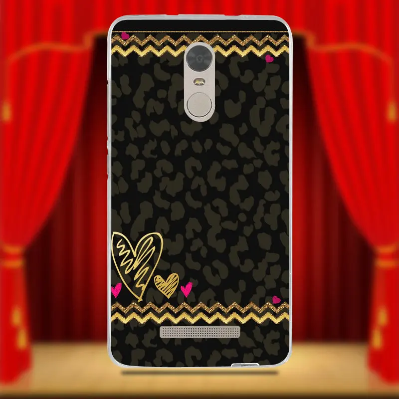 Soft Phone Cases for Xiaomi Mi A1 A2 Redmi 3 3S 4 4A 5 5A 6A 7 7A K20 Y3 Pro Plus Prime Striped Golden Glitter Heart Love | Мобильные