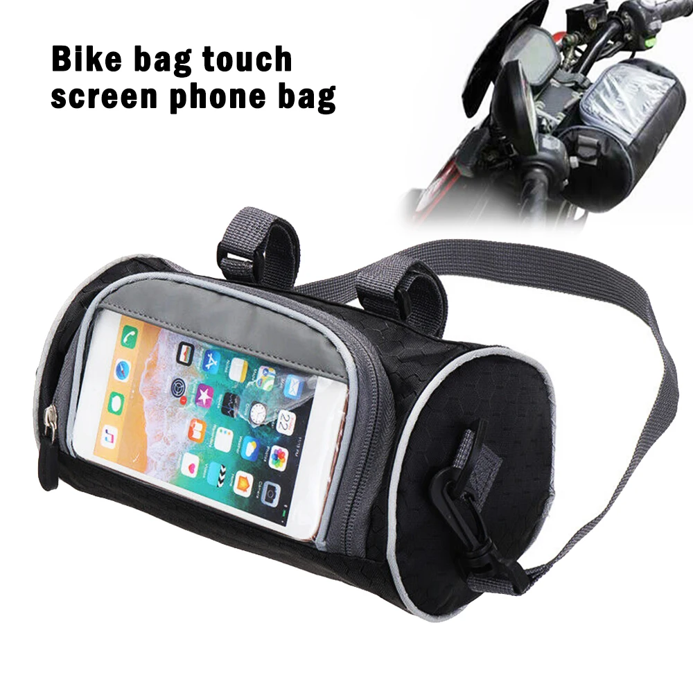 

Large Bicycle Bag For Cycling Handlebar Front Tube Bike Phone Bag Waterproof Touch Screen Pack For Bicycle Rading Accessories