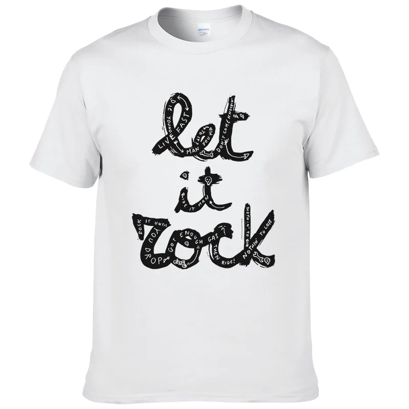

Rebellious Rock T Shirts Men Cotton Printing Cool Tee Shirt Vintage Punk Style Mans T-Shirt Hip Hop Tops
