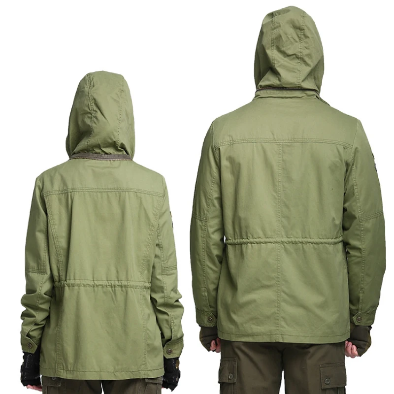 Уличная Повседневная Новая парная Дизайнерская куртка с несколькими карманами и