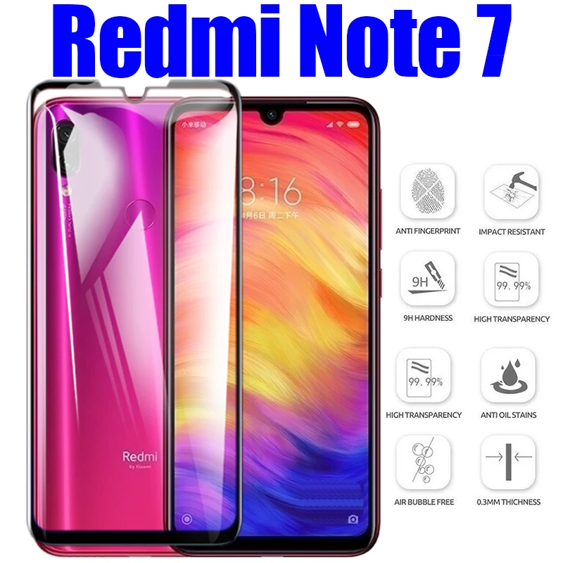 Ksiomi redmi note 7 Защитное стекло для Xiaomi Защита экрана закаленное scren xiomi бронированный