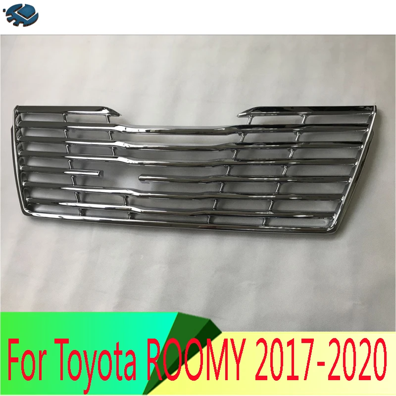 

Для Toyota ROOMY 2016-2020 низкая до Высокая ABS Хромированная передняя решетка акцентная крышка сетка