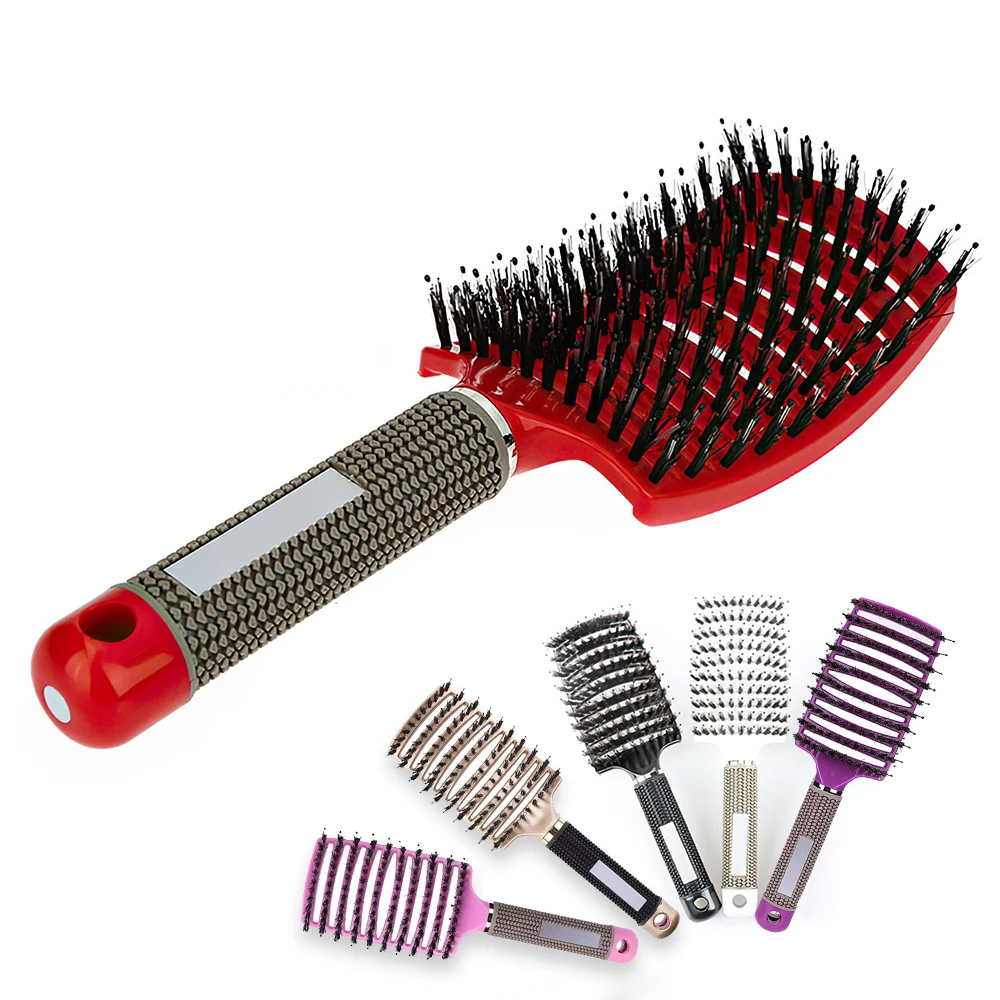 

Hair brush Girls Hair Scalp Massage Comb Women Wet Curly Detangle Hair Brush for Salon Hairdressing Styling Tool