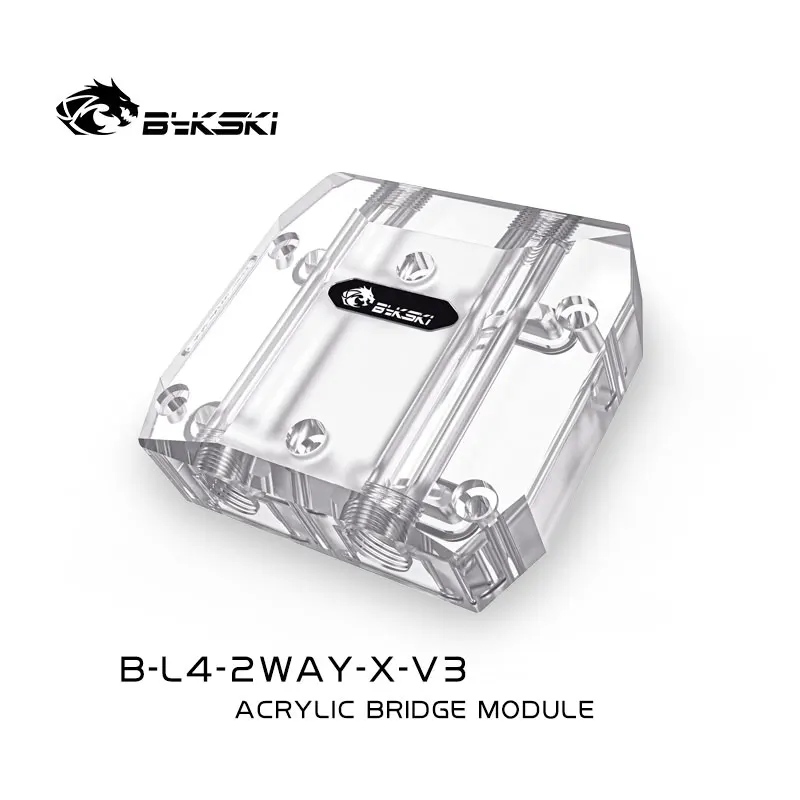 Bykski B-L4-2WAY-X-V3 Multi Graphics Card Bridging Module Acrylic Transparent Connectors For 2/3/4 GPU Connection VGA MOD | Компьютеры и