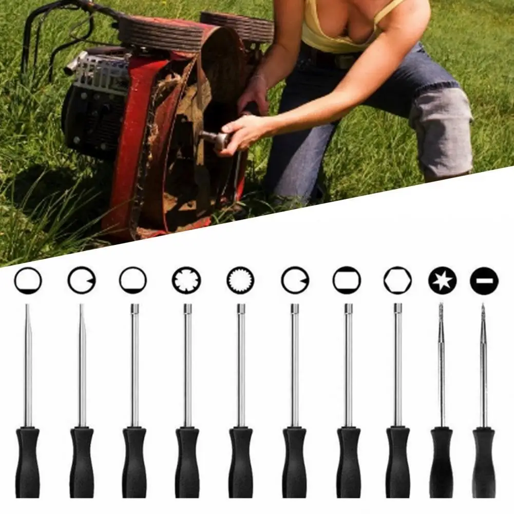 

10Pcs Screwdriver Kit Multifunction Adjustment Metal Manual Machine Repair Tool for Carburetor Garden Supplies Home Garden 2021
