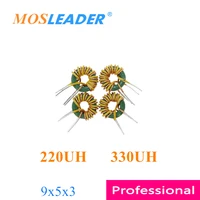 mosleader 9x5x3 100pcs 953 220uh 300uh 953 insulation wire ring inductors toroidal inductors mn zn green inductors chinese