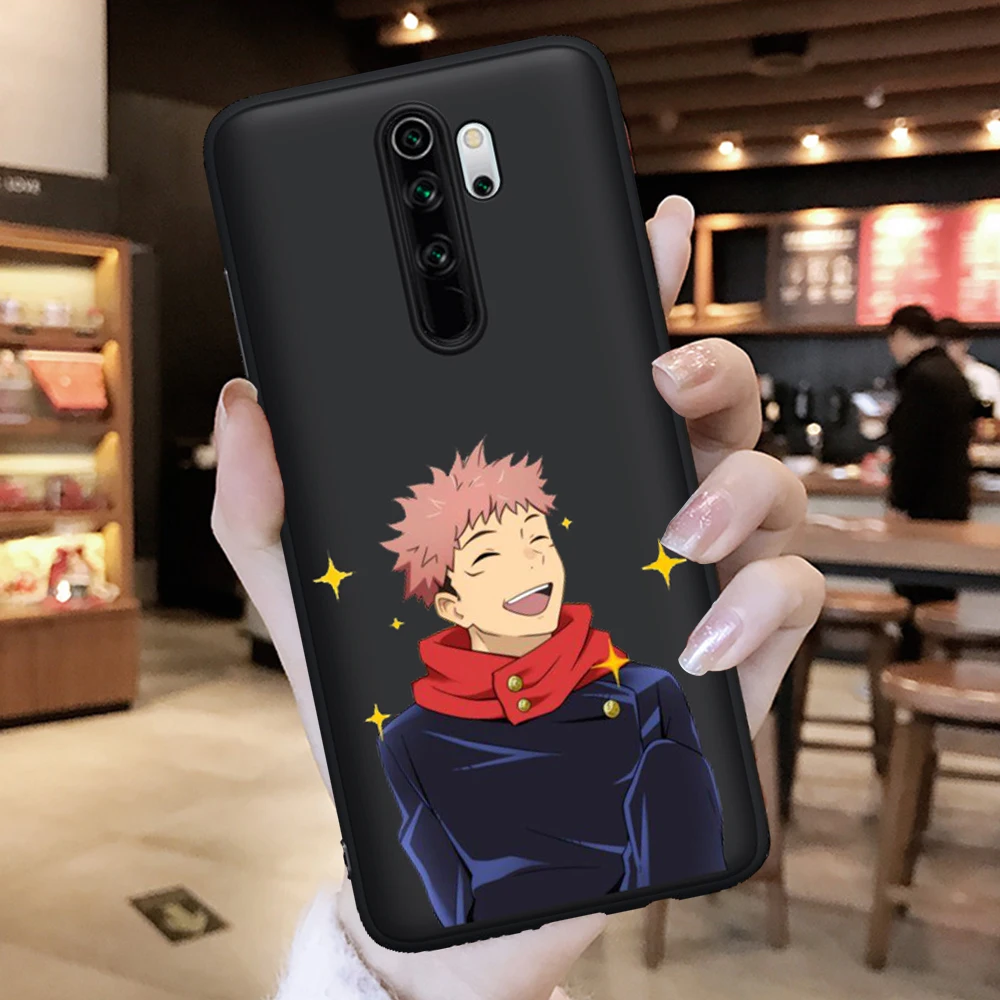 

Anime Jujutsu Kaisen Yuji Itadori Fushiguro Megumi for Xiaomi Mi 9T Redmi Note 5 6 7 8 8T 9 9S K20 K30 9T Pro phone case funda