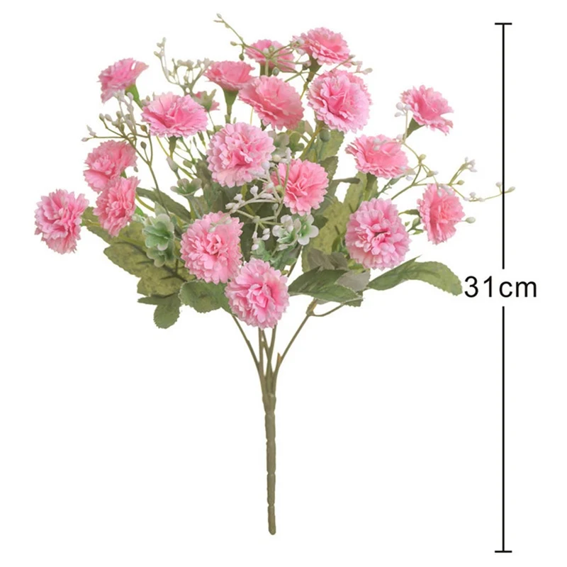 

Flower Artificial Home Garden Decor Accessories Wedding Party Decoration Plants Small lilac Carnation Fake Flowers