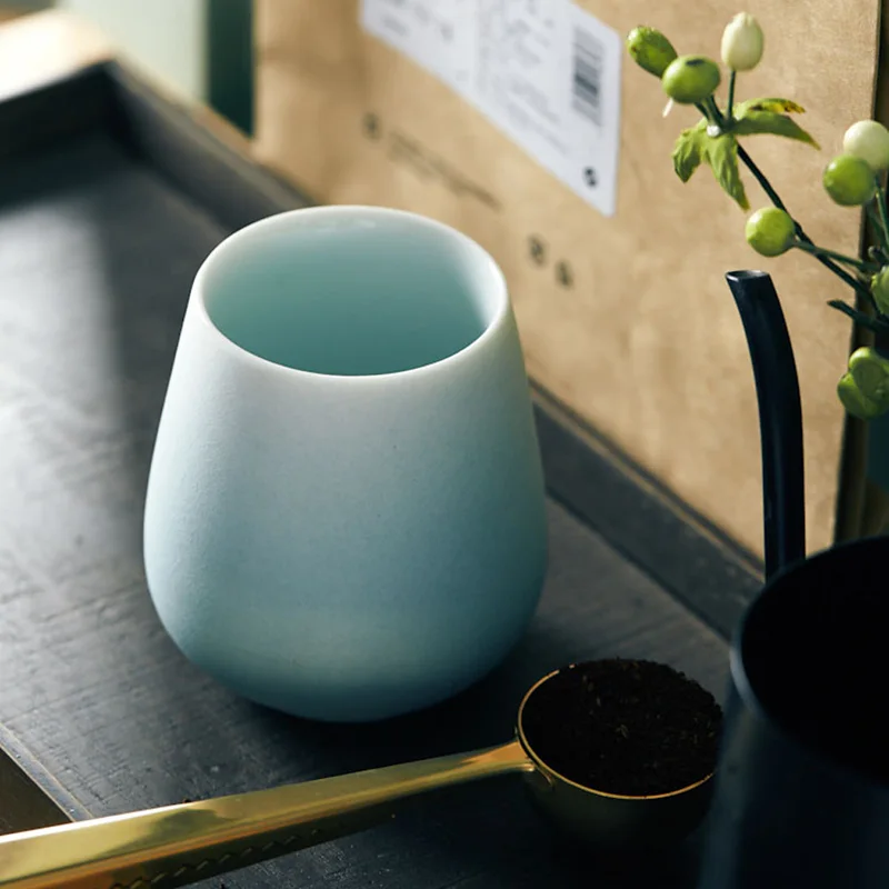 Цветная японская кофейная чашка ручной работы макарон персонализированная