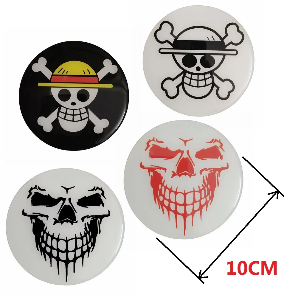 Автомобильная наклейка с мультяшным черепом дом украшение для мотоцикла