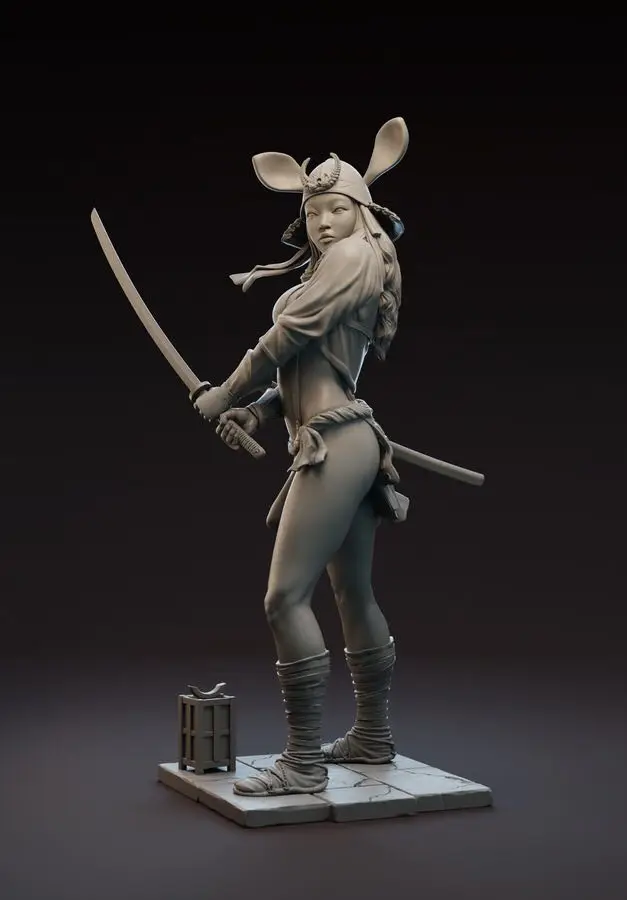 Figura modelo GK de resina 1/24, kit sin montar y sin pintar-1