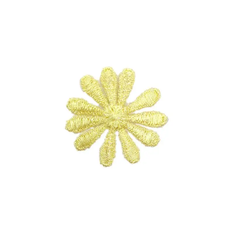 

Embroidery Patches For Clothing Sewing On Patch Hair Accessories Earring Diy Applique Clothes Transparent Lace Daisy Petals