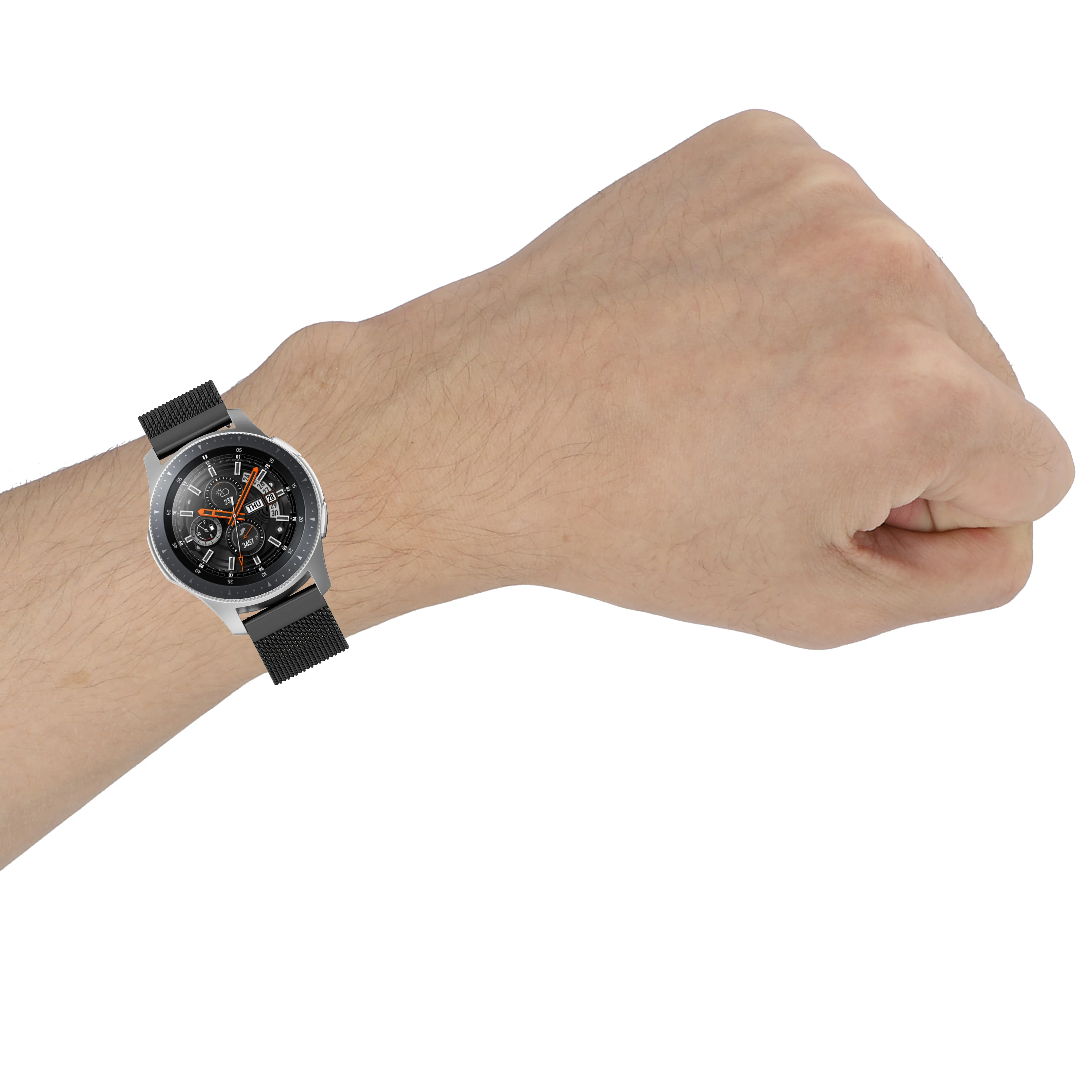 Ремешок Миланская петля из нержавеющей стали для Samsung Galaxy watch 46 мм 42 | Наручные