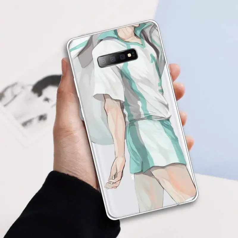 

Oikawa Tooru Haikyuu Anime Phone Case Transparent For Samsung Galaxy A 71 21s S note 8 9 10 plus 20 ultra
