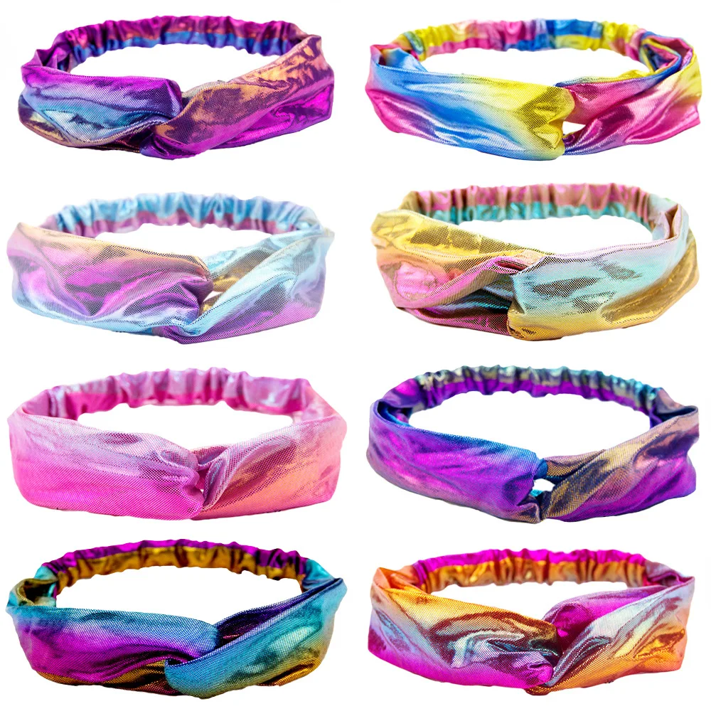 

2021Summer Fashion Female Elastic Hair Band Decorative Headband Girls Colorful Hair Accessories Ladies Headband Hair Accessories