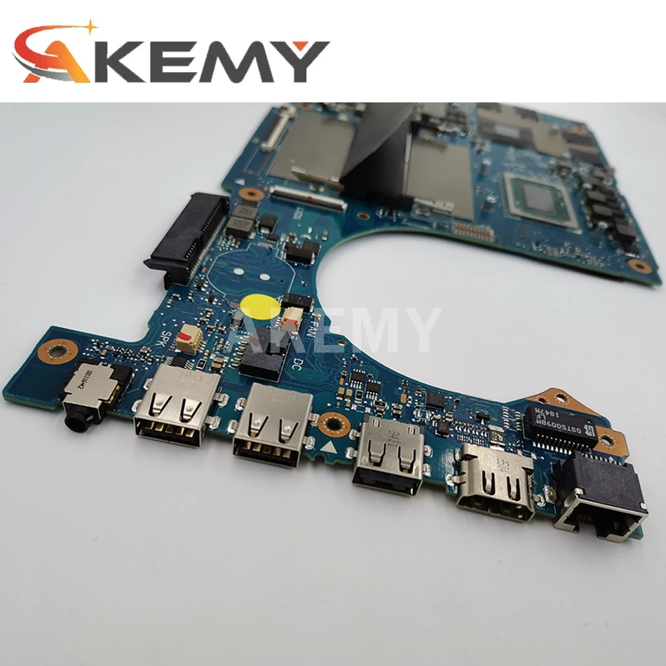 Billig Akemy FX705DY Motherboard Für ASUS FX505DY FX705DY Laotop Mainboard Mit AMD Ryzen 5 3500H APU