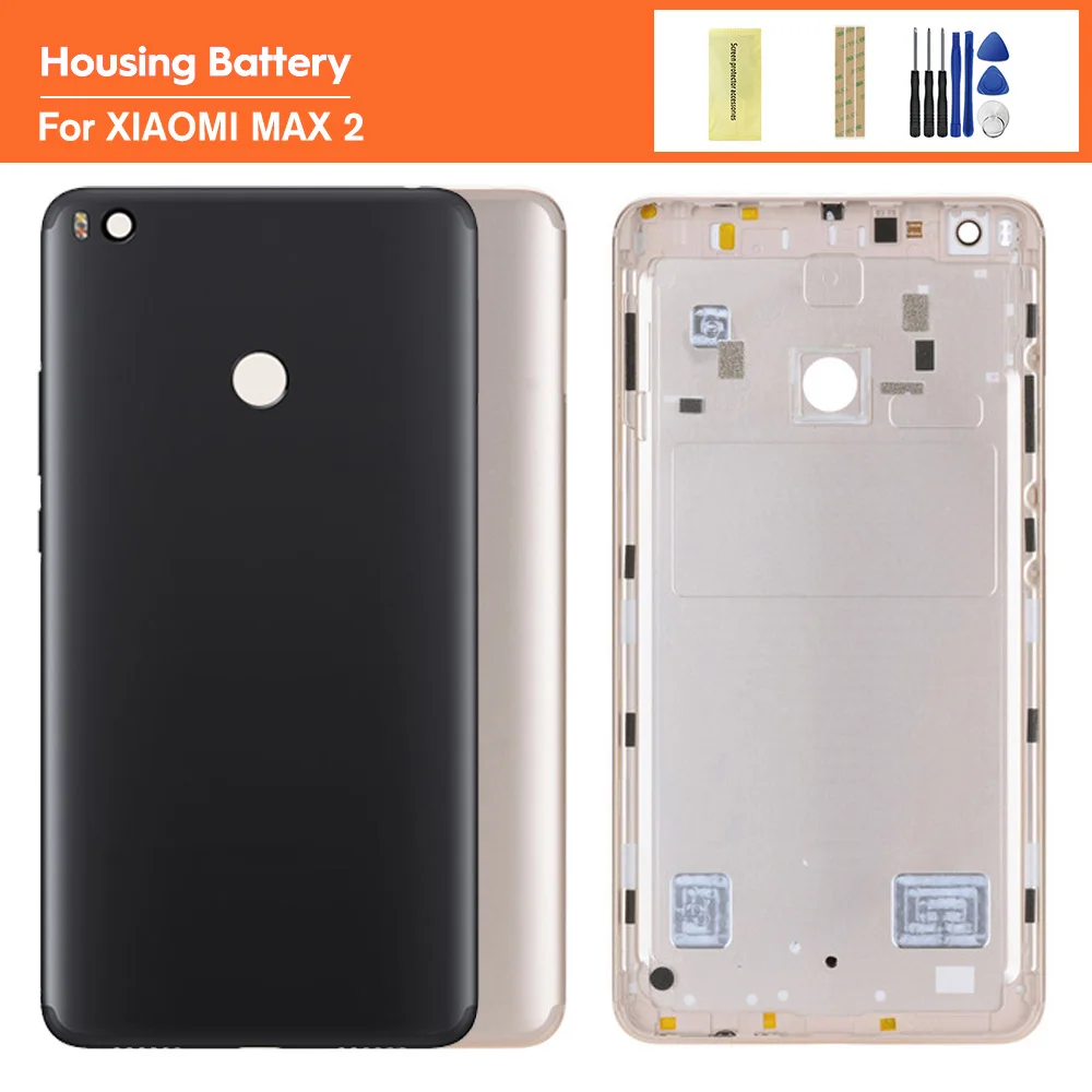 Задняя крышка для батареи Max2 Xiaomi Mi Max 2 MiMax2 задняя задней панели корпуса КОРПУСА
