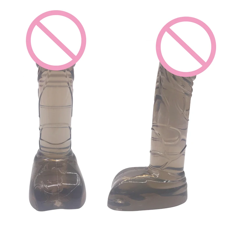 Анальный фаллоимитатор пенис мягкий Желейный Реалистичная присоска мужской