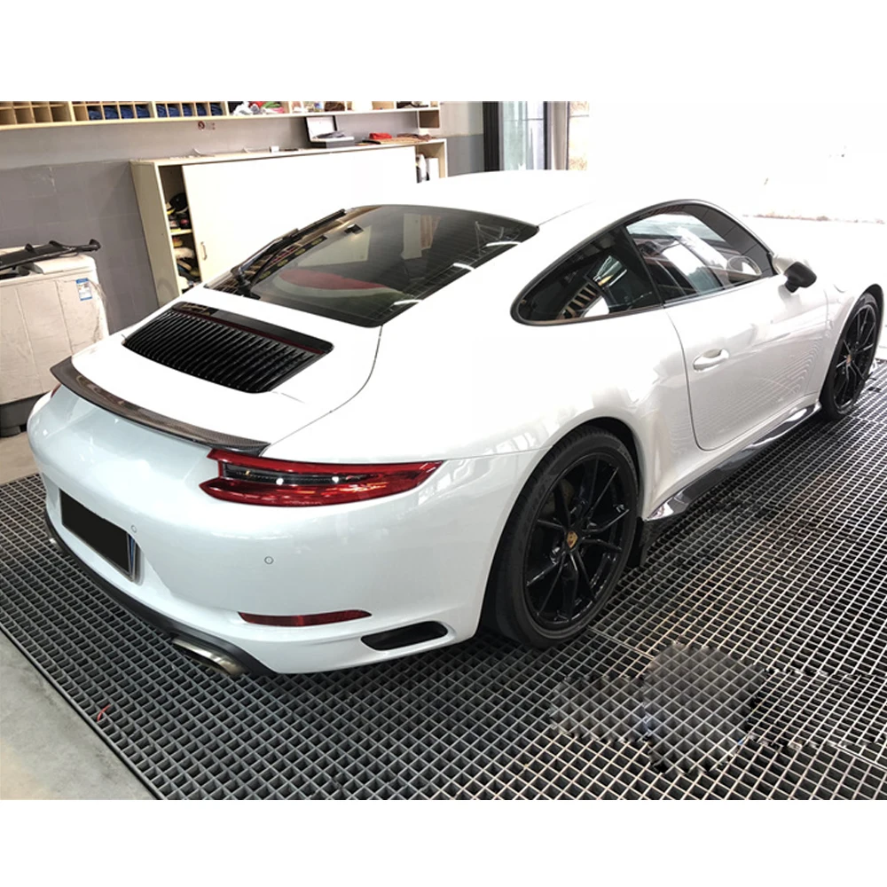 Задний спойлер из углеродного волокна крыло окна губы для Porsche 911 991 996 2012 2015 задний