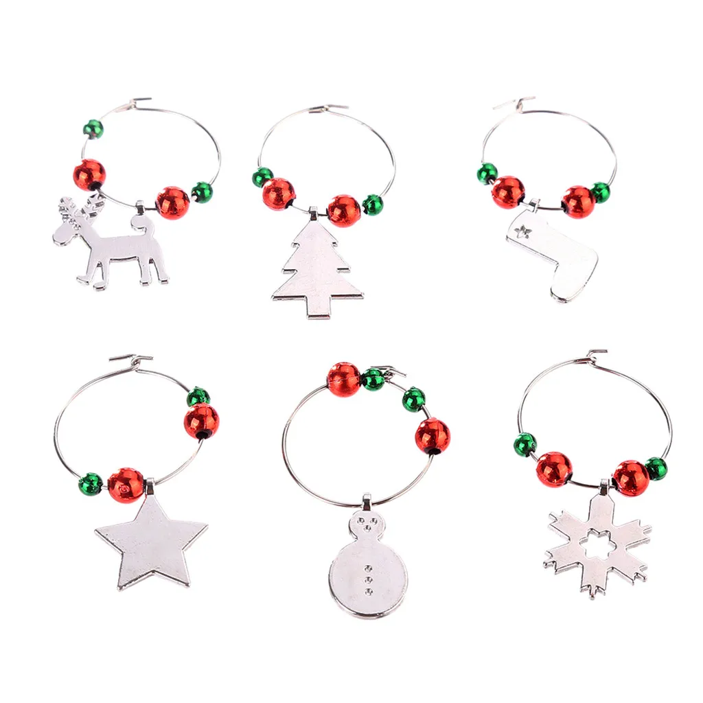 Рождественское Смешанное украшение для вина рождественские украшения дома