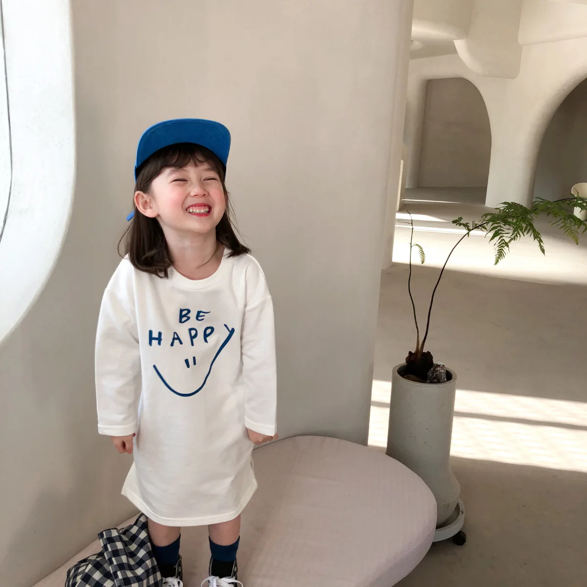 

Cotton White Grey Kids Dresses Teenage Girl Dress Children Clothing Spring Summer Wedding Party Dress High Quality