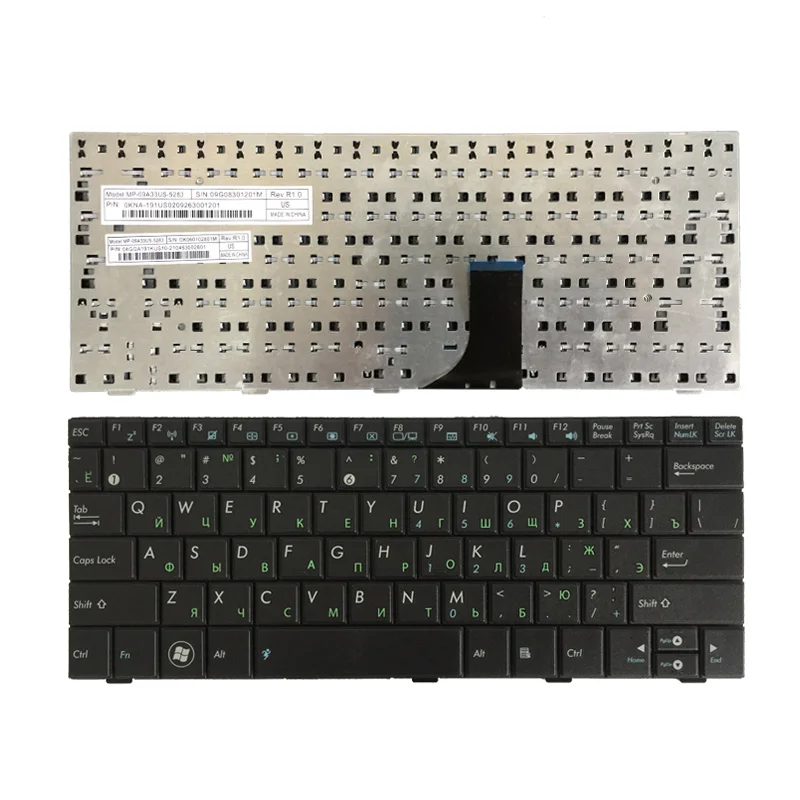 Русская клавиатура для ноутбука ASUS EEEPC EEE PC 1005 1005HD 1005HA 1001 1001H 1005H 1008 1008H 1008HA 1001HA RU 9j.