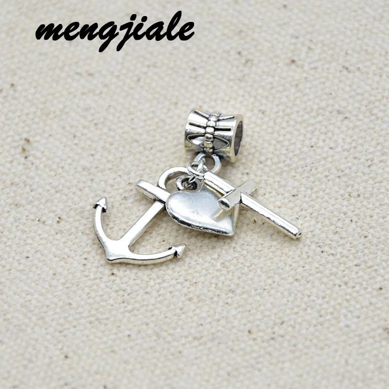 Модные металлические антикварные серебряные подвески из цинкового сплава 20 шт.