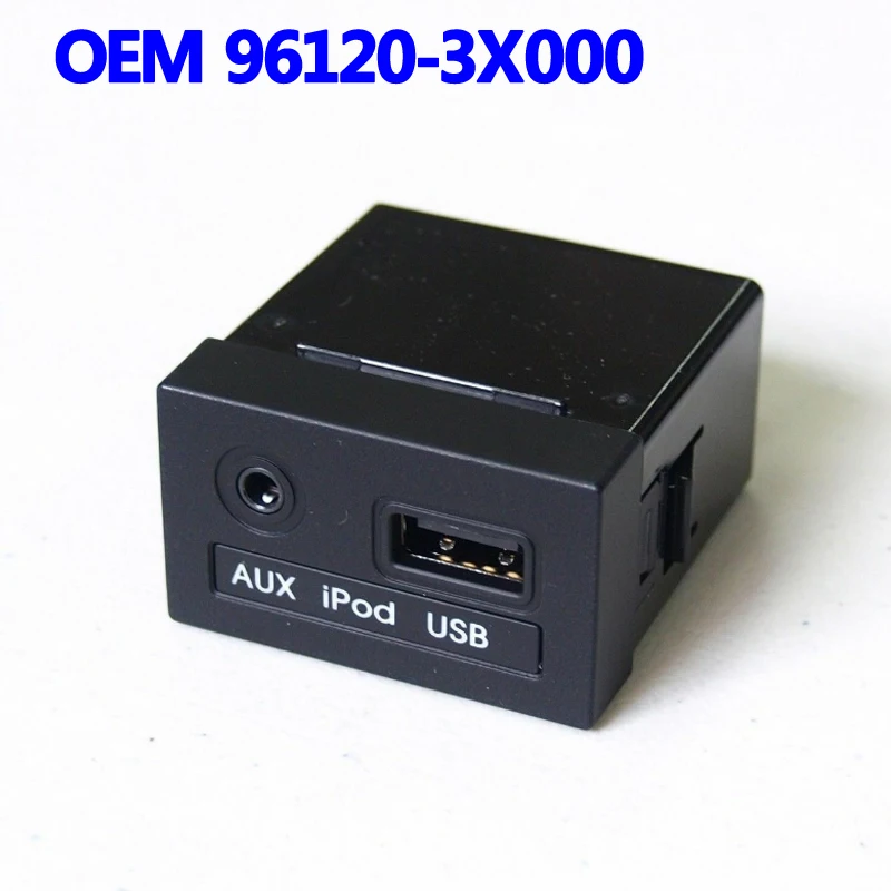 Genuine 961203X000 JACK ASSY AUX &amp USB For Hyundai 2011 2012 2013 Elantra Reader iPod Port Adapter Assy 96120-3X000 |
