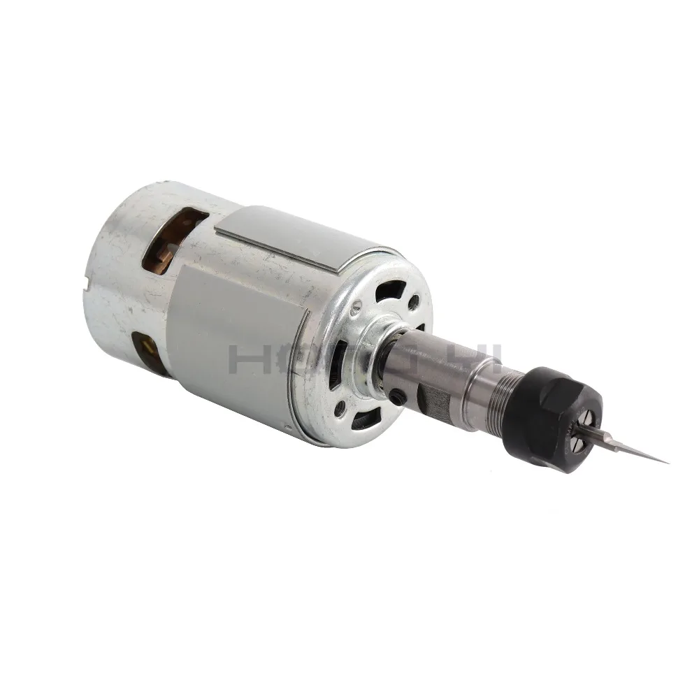 Rodamientos de bolas de Motor de husillo de 775 795 motores de alta potencia con varilla de extensión ER11+ fondo plan