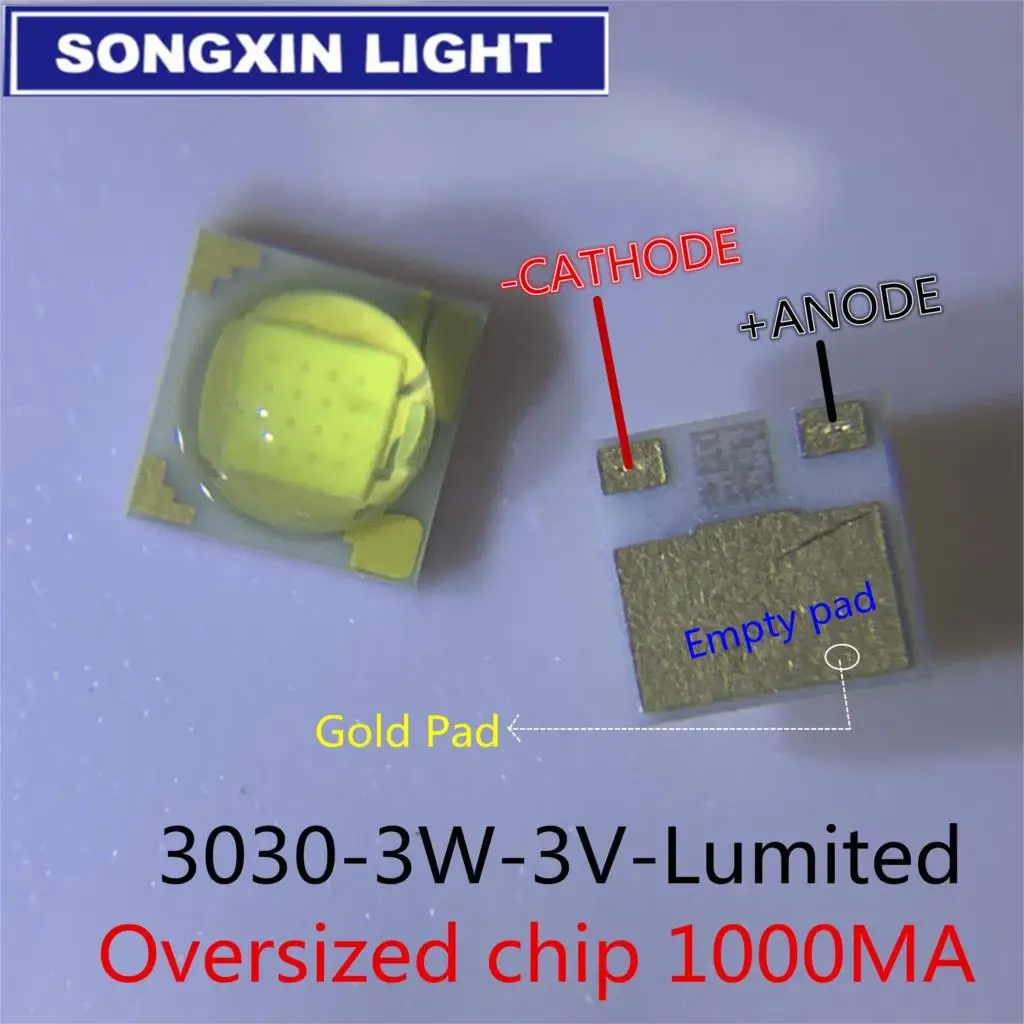 10 шт. светодиодная подсветка для телевизора LUMI LED S 3 Вт в 3030 | Электронные